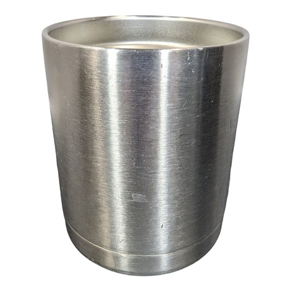 YETI Rambler Lowball 10 oz Silver Stainless Cup Mug No Lid - Picture 4 of 8